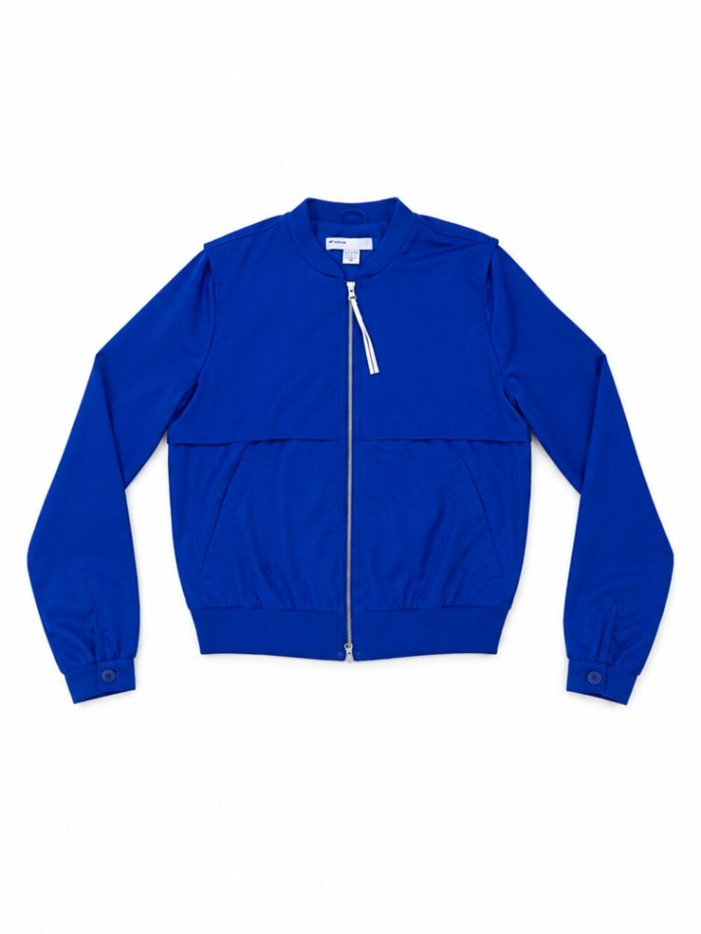 Adidas Originals Overlay True Blue Lightweight Bomber Jacket Women’s S